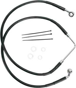 Stainless Steel Brake Line Kit Black
