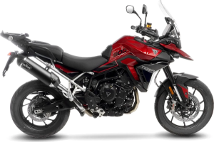 Tobă de eșapament LeoVince LV One Evo Black Edition Slip-On pentru Triumph Tiger 900, 2, nordicamoto.ro