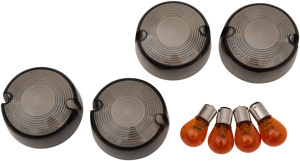 Smoked Turn Signal Lens Kits Smoke, 1, nordicamoto.ro