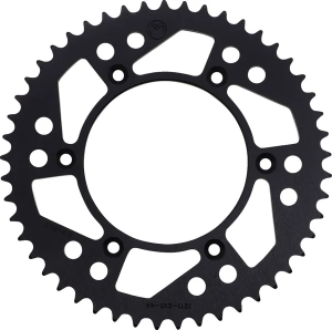 MOOSE RACING Rear Aluminum Sprocket Black 