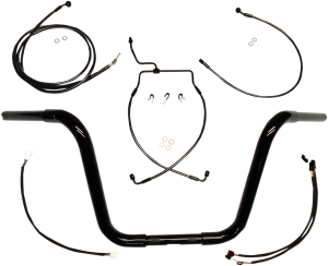 1-1/4(r) Caliber Handlebar Installation Kit Black, 2, nordicamoto.ro