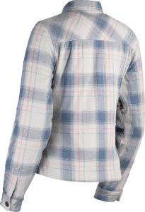 Womens Fallblock Flannel Jacket Gray, White  M, 4, nordicamoto.ro