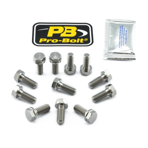 Brake Rotor Mounting Bolt Kit Silver, Unfinished, 2, nordicamoto.ro