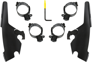 Batwing Fairing Trigger-lock Mounting Kit Black