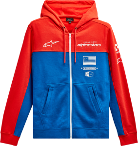H Block Hoodie Blue, Red S, 1, nordicamoto.ro