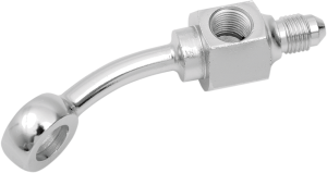 Chrome Steel Banjo Fitting Chrome, 1, nordicamoto.ro