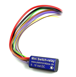 Mini Headlight Relay Black