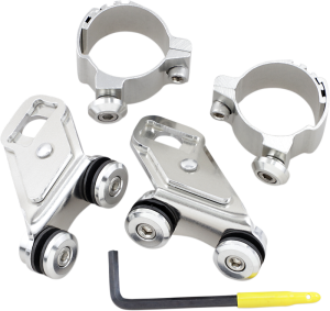 Independent Lowers Windshield Hardware Kit Chrome