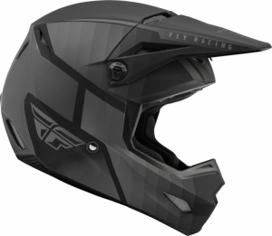 Casca Moto Copii Fly ECE Kinetic Drift Negru/Carbune