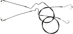 Xr Lower Brake Line Black Standard, 1, nordicamoto.ro