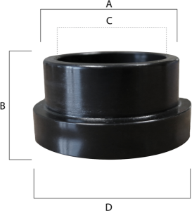 Shock Bushings Black, 2, nordicamoto.ro