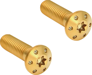 Brake Caliper Mounting Bolts Gold 