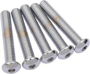Replacement Button-head Bolts Silver, 2, nordicamoto.ro