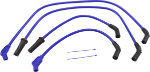 409 Pro Race Custom-fit Spark Plug Wire Kit Blue