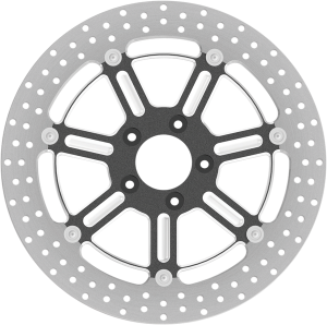 Two-piece Brake Rotor Black, Silver