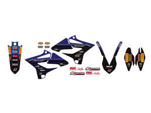 Blackbird Racing Replica Factory Team Yamaha 2022 Graphics Kit Black, Blue, 2, nordicamoto.ro