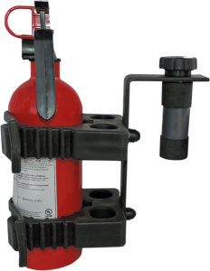 Fire Extinguisher Holder Black 