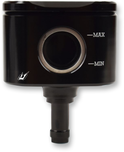 Halo Fluid Container Black, Anodized