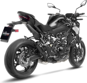 Tobă de eșapament LeoVince LV-10 Full Black Slip-On pentru Kawasaki Z900, 3, nordicamoto.ro