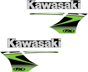 Replacement Oem Tank/shroud Graphics Black, Green, 1, nordicamoto.ro