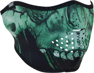 Masca Zan Headgear Neoprene Half Mask Cyber Skull