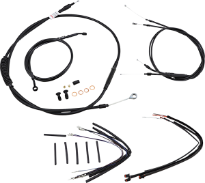 Jail Bar Cable Kit Black, 1, nordicamoto.ro