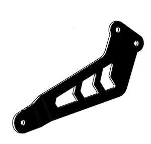Muffler Bracket Black 