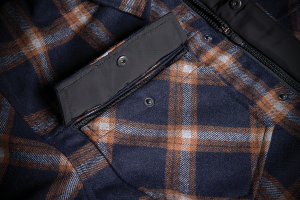 Geaca Textil Icon Upstate™ Riding Flannel Orange