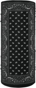 Motley Tube Black Paisley Black