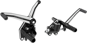 Softail Forward Controls Black, Silver Standard, 2, nordicamoto.ro