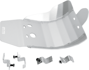 MOOSE RACING Placă de protecție din aluminiu, argintie 