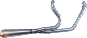 Assault 2:1 Exhaust System Silver 