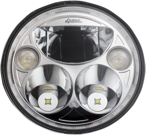 7(r) Trubeam® Headlamp Chrome, 1, nordicamoto.ro