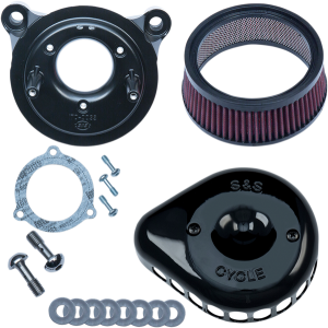 Mini Teardrop Stealth Air Cleaner Kit Black, 1, nordicamoto.ro
