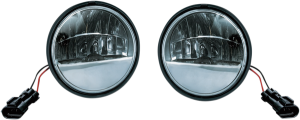 Phase 7 Led Black Headlamp/passing Lamps Clear, 2, nordicamoto.ro