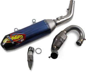 Factory 4.1 Rct Exhaust System Anodized Blue