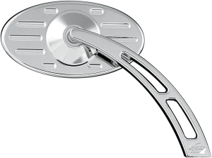 Billet Aluminum Mirrors With Clear Glass Silver, 1, nordicamoto.ro