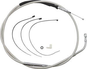 High-efficiency Polished Stainless Clutch Cable Silver, 1, nordicamoto.ro