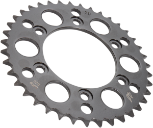 Lightweight Steel Sprocket Black, Zinc, 1, nordicamoto.ro