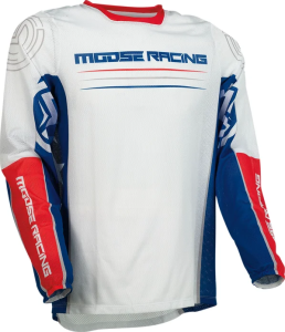 Tricou Moose Racing Sahara Blue/Red/White XL, 1, nordicamoto.ro