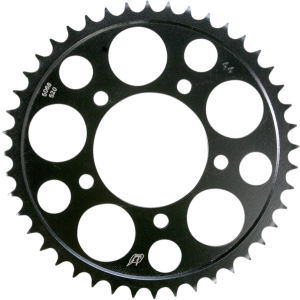 Lightweight Steel Sprocket Black, Zinc, 1, nordicamoto.ro
