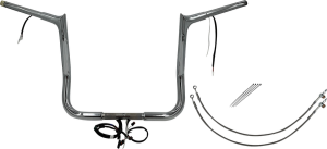 Plug & Play Ez Install 1-1/4(r) Pointed Top Handlebar Kit Silver, 3, nordicamoto.ro