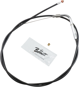 Black Vinyl Throttle/idle Cable Black +152 mm (6''), 1, nordicamoto.ro