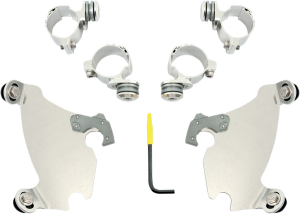 Gauntlet Fairing Trigger-lock Hardware Kit Polished, 1, nordicamoto.ro
