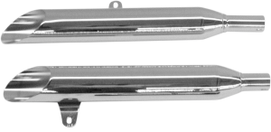 Complete Slip-on Muffler For Metric Cruisers Chrome, 2, nordicamoto.ro