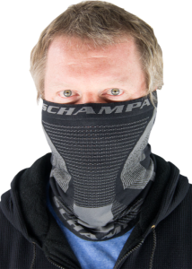 Neckgaiter Pro Series Blk Black, Gray