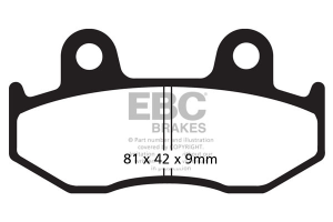 Sfac Carbon Series Scooter Brake Pads