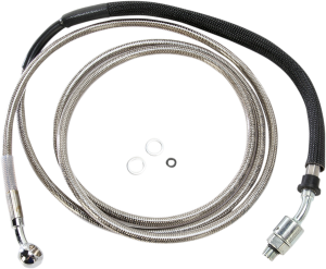 Stainless Steel Hydraulic Clutch Line Clear-coat +254 mm (10''), 1, nordicamoto.ro