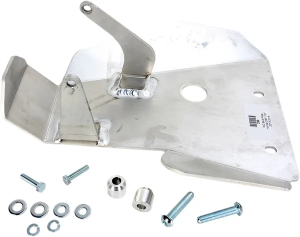 MOOSE RACING Aluminum Skid Plate Silver 