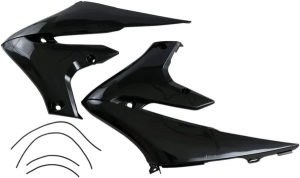 Replacement Radiator Shrouds Black